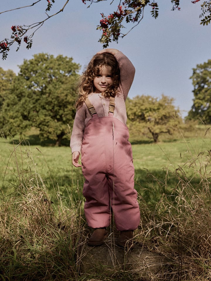 Lil Atelier Spodnie przeciwdeszczowe w kolorze różowym rozmiar: 104