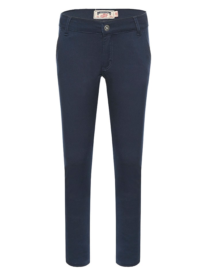 Blue Effect Spodnie chino w kolorze granatowym rozmiar: 140