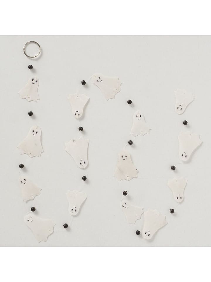 Boltze Girlanda "Ghostie" w kolorze białym - dł. 180 cm rozmiar: onesize