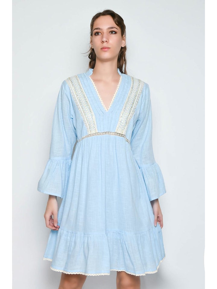 H.H.G. Sukienka w kolorze błękitnym rozmiar: XL