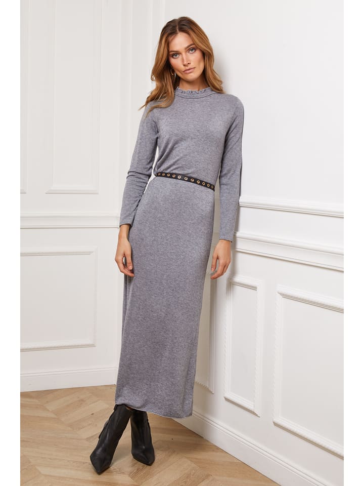 Joséfine Sukienka "Analog" w kolorze szarym rozmiar: XL