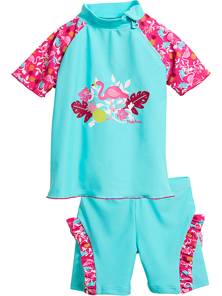 Playshoes 2-częściowy zestaw kąpielowy w kolorze turkusowym rozmiar: 98/104