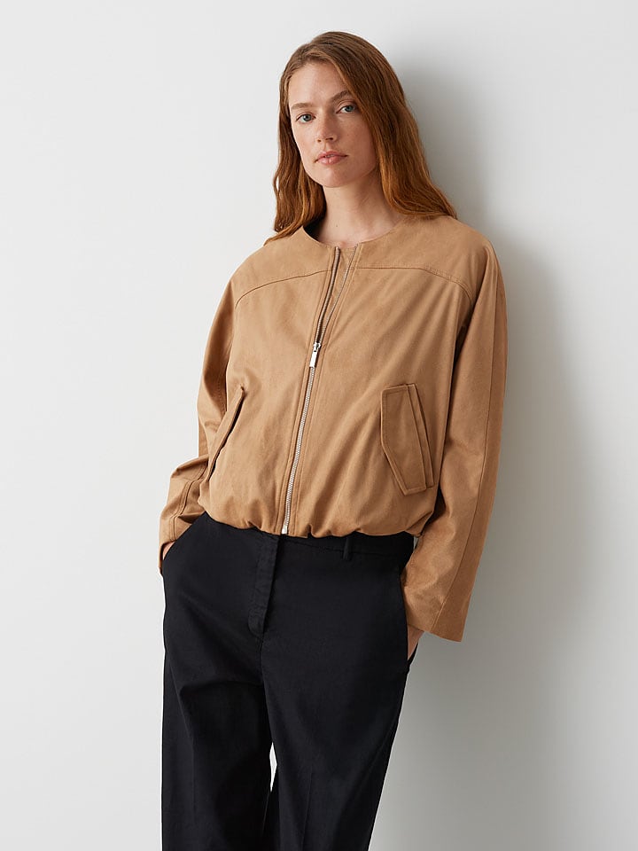 OPUS Kurtka przejściowa w kolorze jasnobrązowym rozmiar: 38