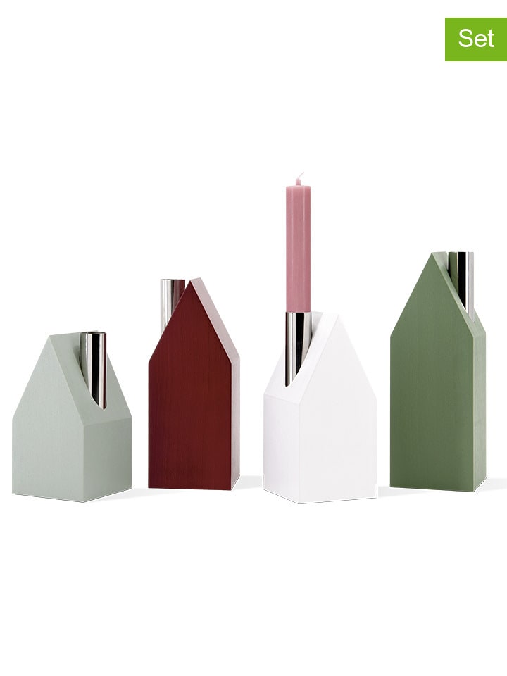 Remember Świeczniki (4 szt.) w różnych kolorach rozmiar: onesize