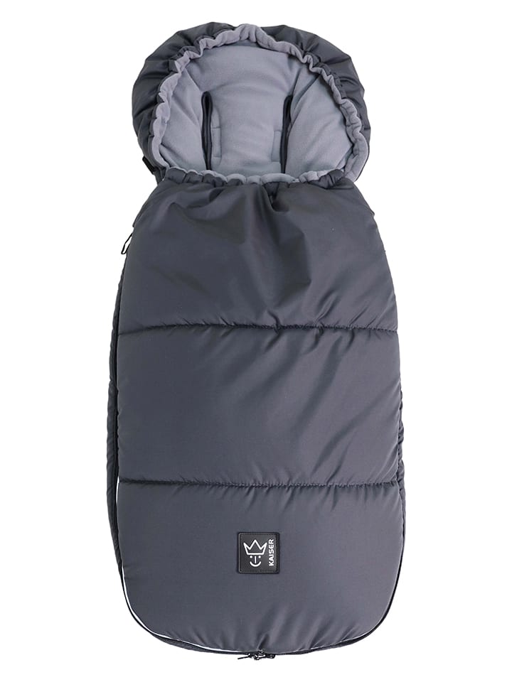 Kaiser Naturfellprodukte Śpiworek termiczny "Lukky" w kolorze antracytowym - 105 x 45 cm rozmiar: onesize