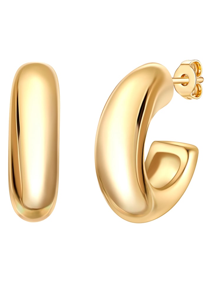 Yokoamii Pozłacane kolczyki-półkreole rozmiar: onesize