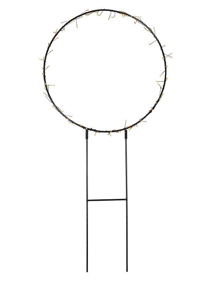 STAR Trading Lampa ogrodowa LED "Barlumi" w kolorze czarnym - wys. 84 cm rozmiar: onesize