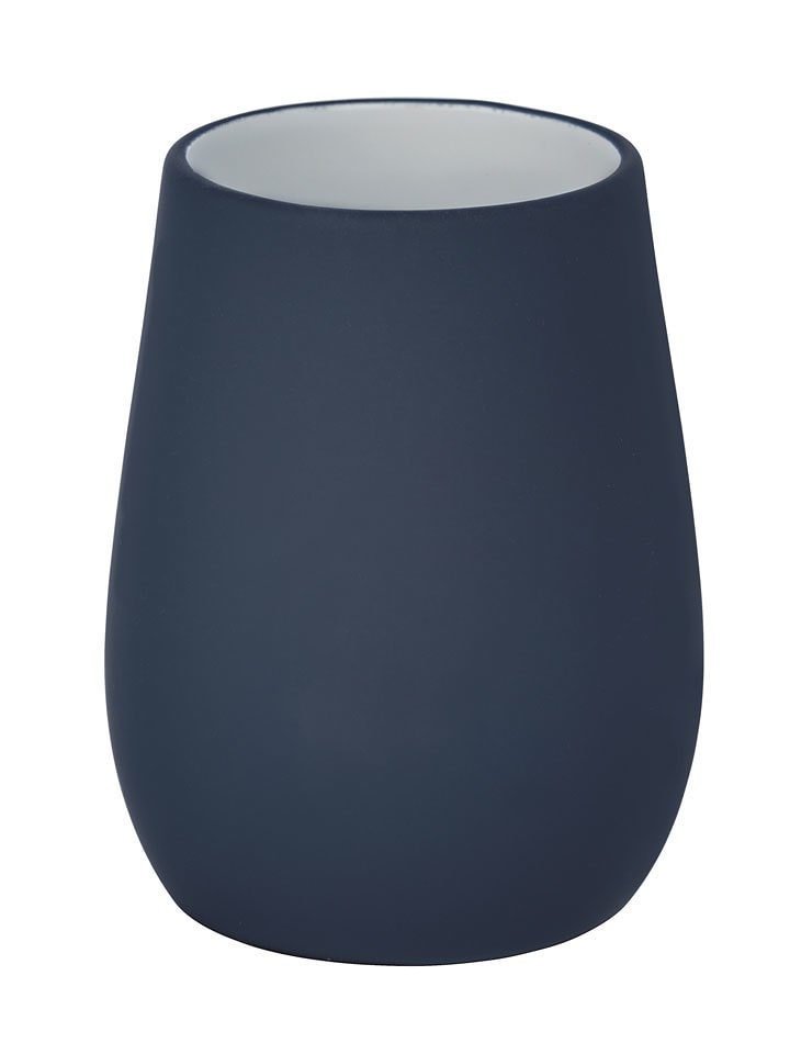 Wenko Kubek łazienkowy "Sydney" w kolorze granatowym - wys. 11 x Ø 8,5 cm rozmiar: onesize