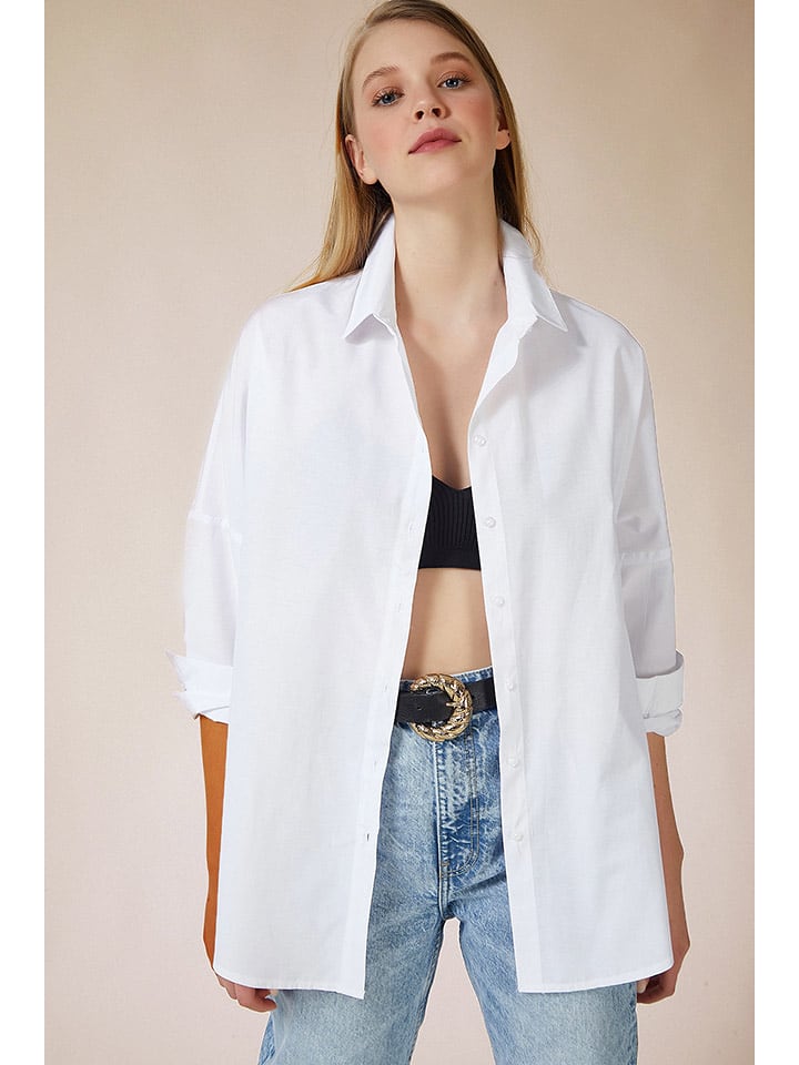 Happiness Istanbul Bluzka w kolorze białym rozmiar: 42