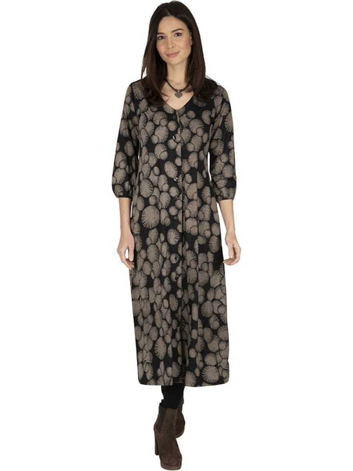 Aller Simplement Sukienka w kolorze czarno-beżowym rozmiar: 36/38