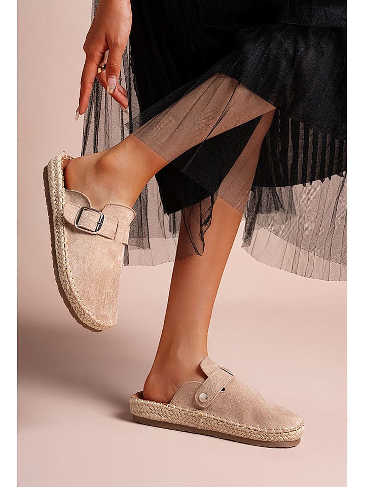 Foreverfolie Chodaki w kolorze beżowym rozmiar: 36