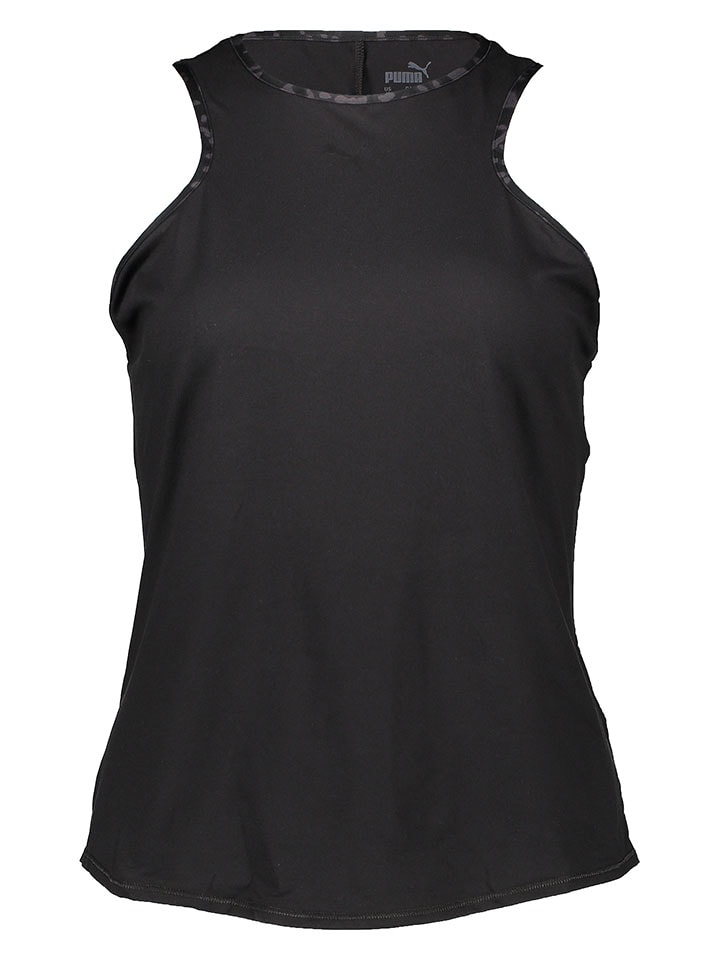 Puma Top sportowy "Hypernatural" w kolorze czarnym rozmiar: S