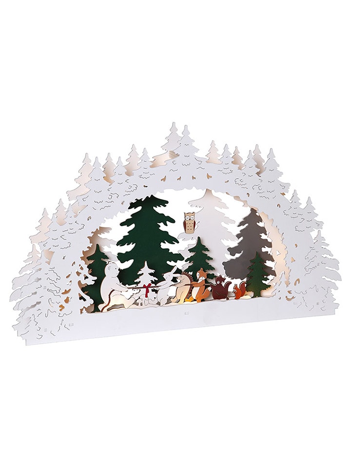 STAR Trading Lampa dekoracyjna LED "Forest Friends" ze wzorem - 45 x 27 cm rozmiar: onesize