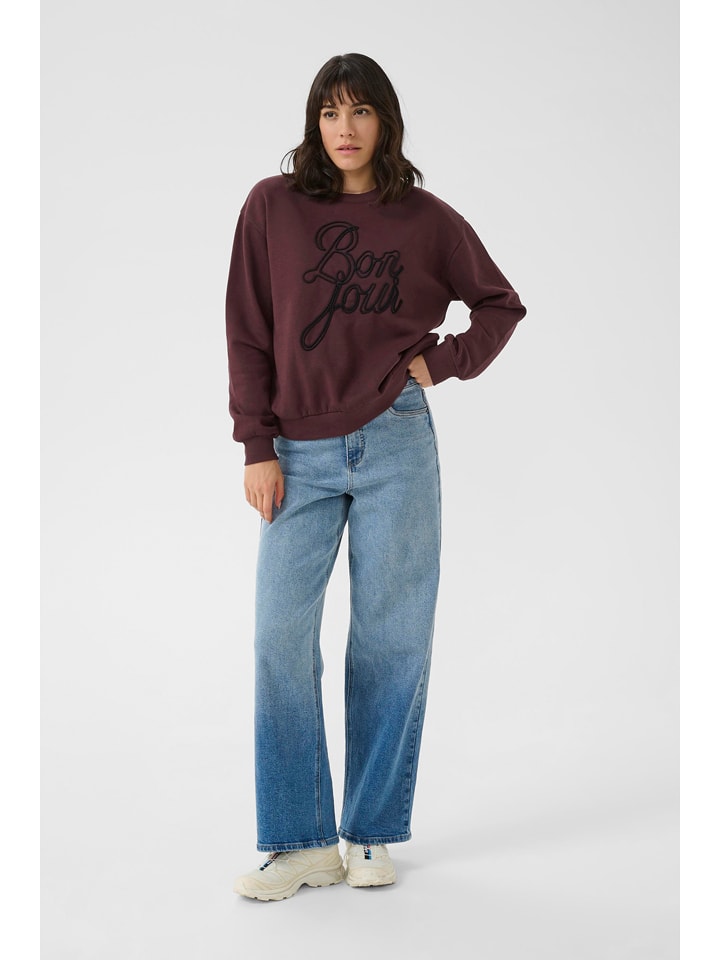 Kaffe Bluza w kolorze brązowym rozmiar: XS