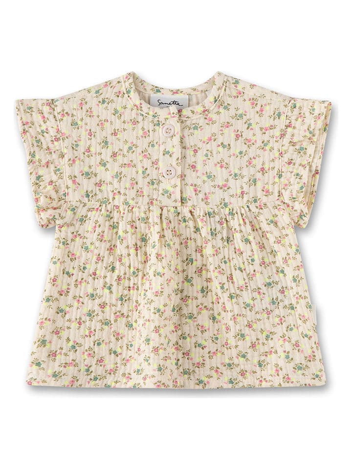 Sanetta Kidswear Bluzka w kolorze beżowym rozmiar: 116