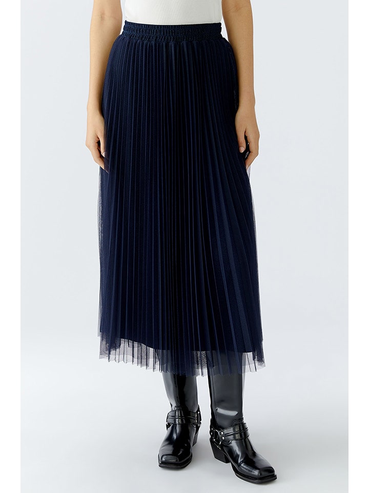 Oui Spódnica w kolorze granatowym rozmiar: 40