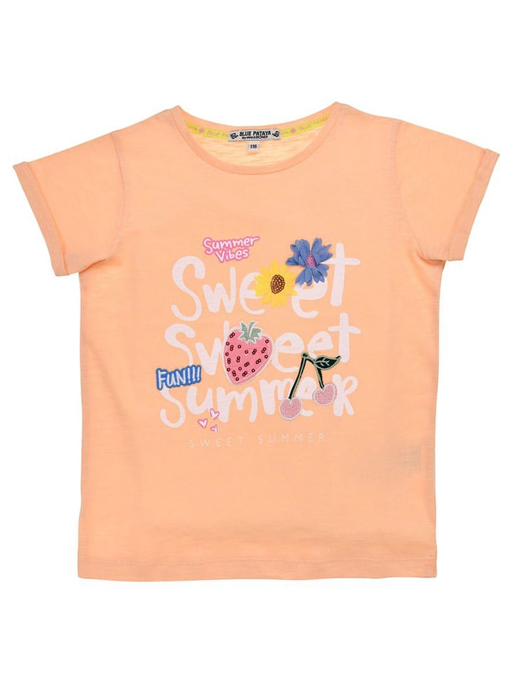 Bondi Koszulka "Sweet Summer" w kolorze pomarańczowym rozmiar: 122