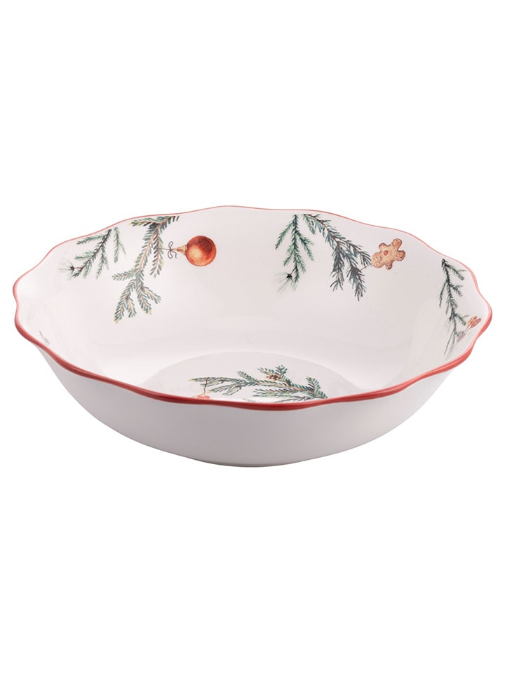 Villa d´Este Salaterka "Rametto" w kolorze biało-zielono-czerwonym - Ø 22,5 cm rozmiar: onesize