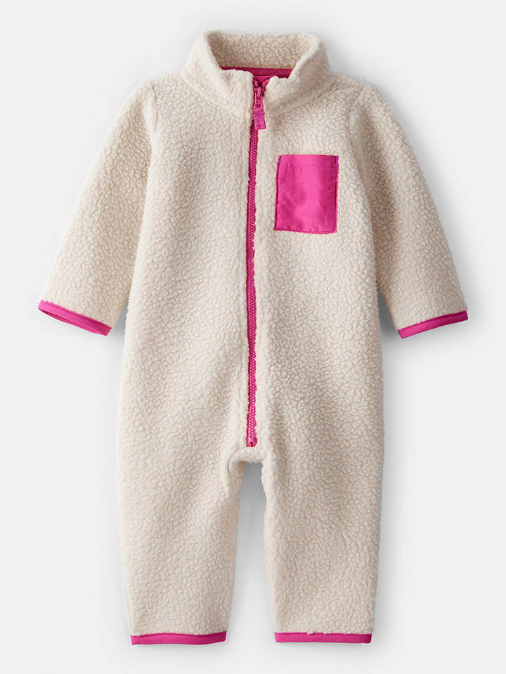 carter's Kombinezon polarowy w kolorze beżowym rozmiar: 68