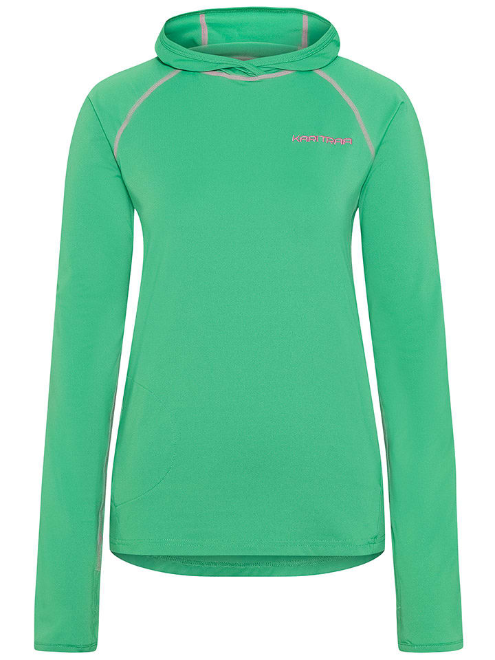 KARI TRAA Bluza funkcyjna "Sanne" w kolorze zielonym rozmiar: XS