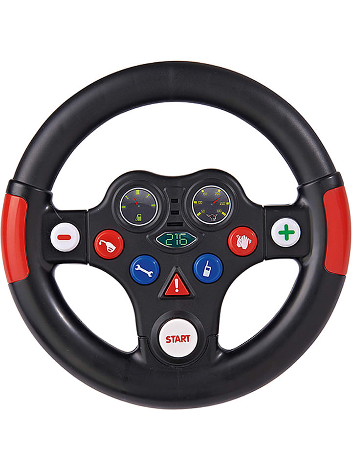 BIG Kierownica rajdowa w kolorze czarnym - 12 m+ rozmiar: onesize