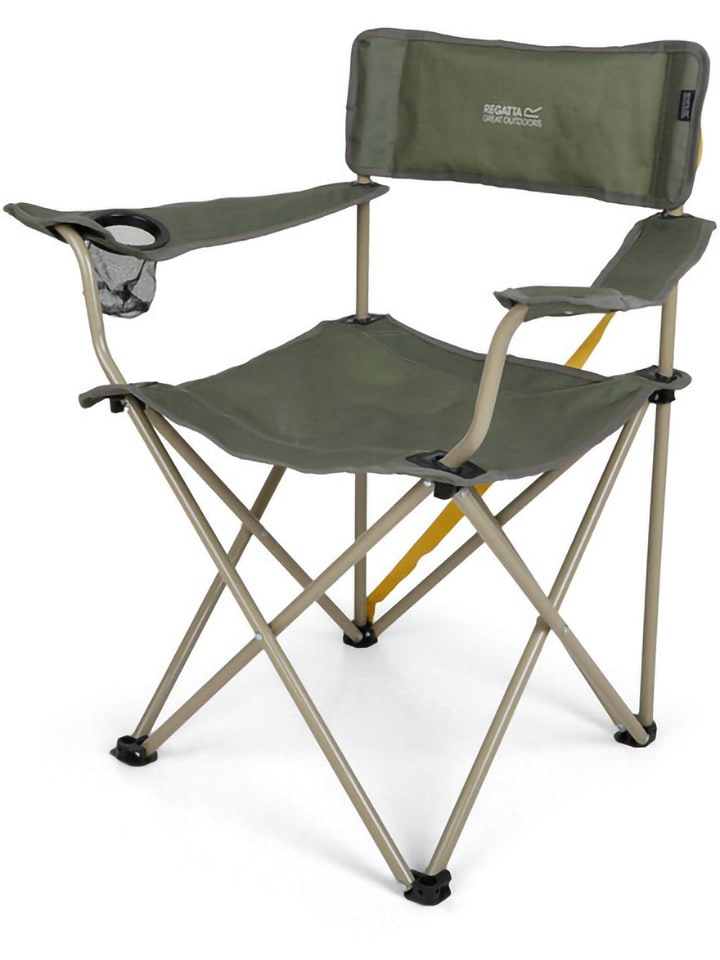 Regatta Krzesło składane "Isla 2" w kolorze zielonym rozmiar: onesize