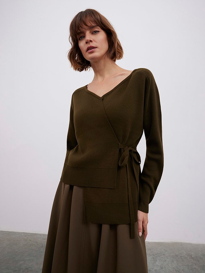 BGN Kardigan w kolorze khaki rozmiar: 38