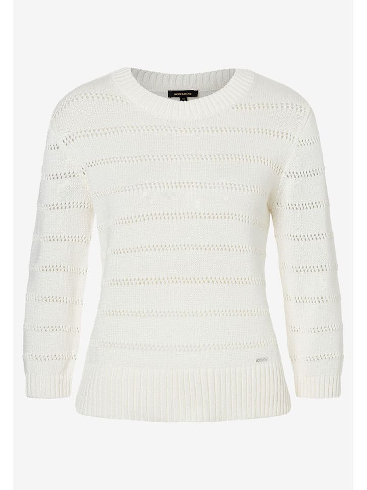 More & More Sweter w kolorze kremowym rozmiar: 38