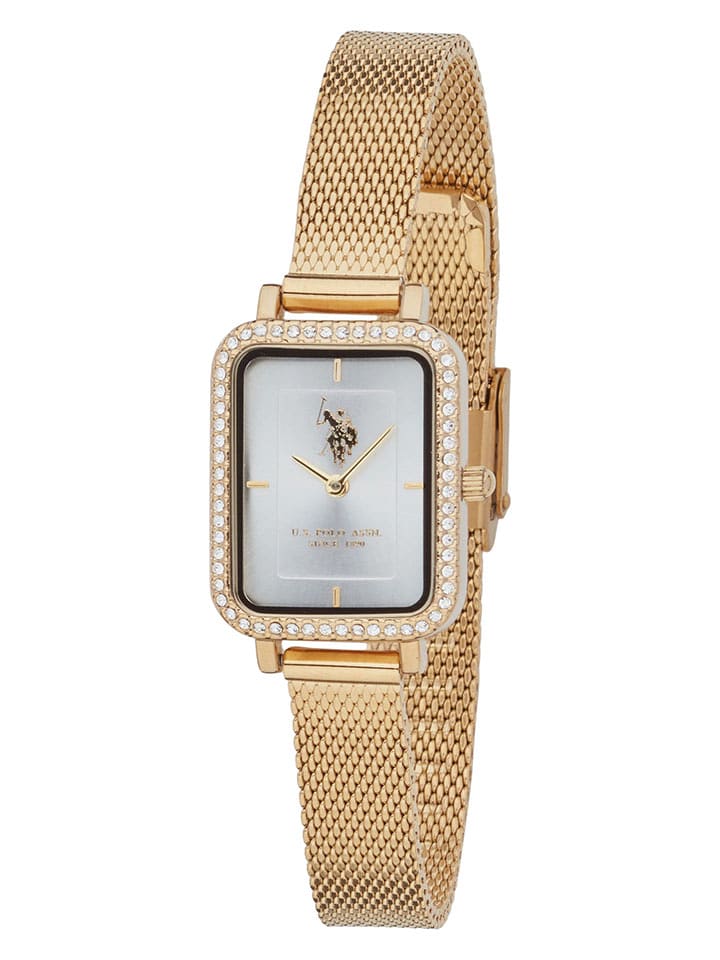 U.S. Polo Assn. Zegarek kwarcowy w kolorze złoto-białym rozmiar: onesize