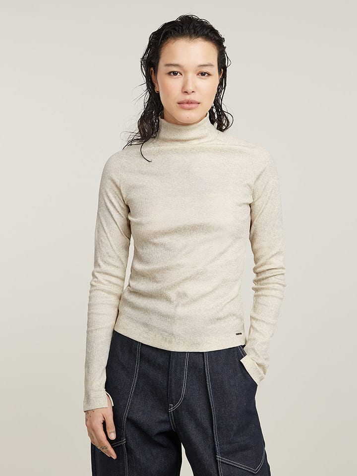 G-Star Koszulka w kolorze kremowym rozmiar: S