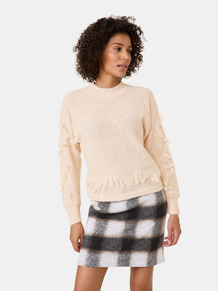 Gerry Weber Sweter w kolorze kremowym rozmiar: 36