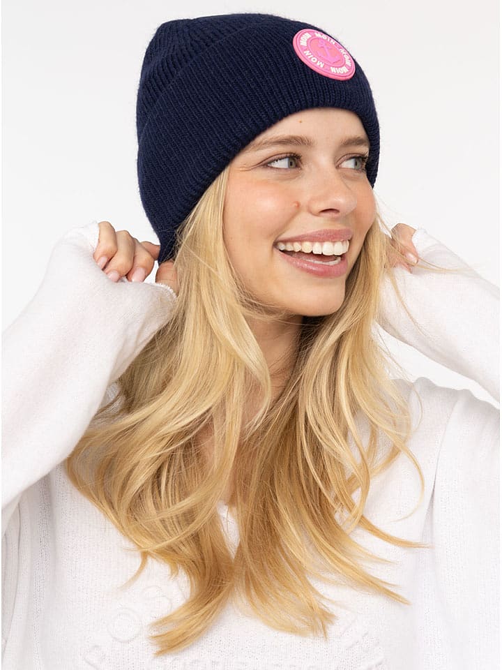 Zwillingsherz Czapka w kolorze granatowym rozmiar: onesize