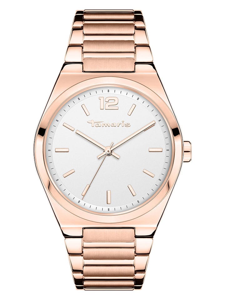 Tamaris Zegarek kwarcowy w kolorze różowozłoto-białym rozmiar: onesize