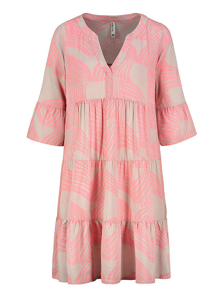 Sublevel Sukienka w kolorze jasnoróżowo-beżowym rozmiar: XL