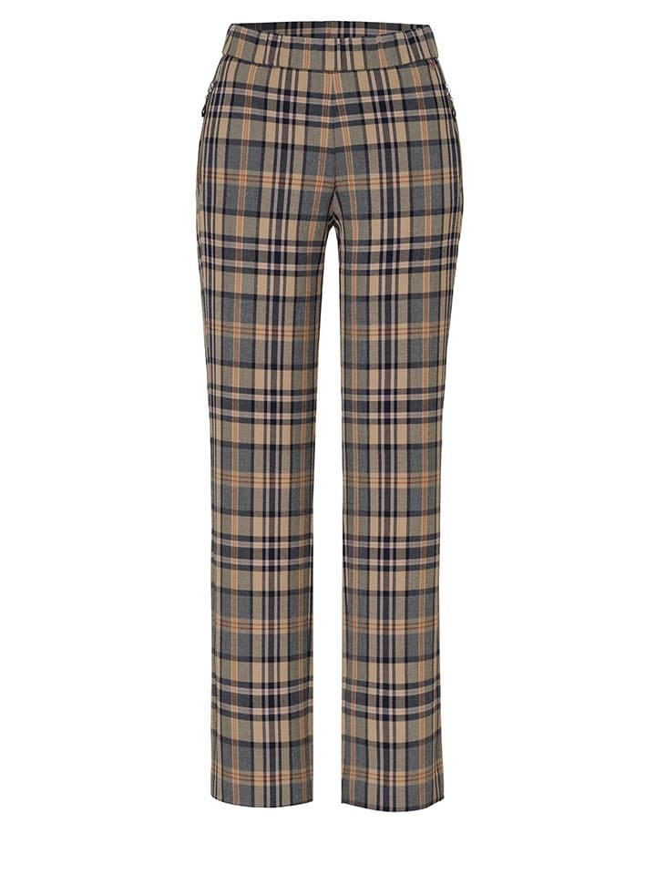 Rosner Spodnie "Scarlet" w kolorze granatowo-beżowym rozmiar: 40K