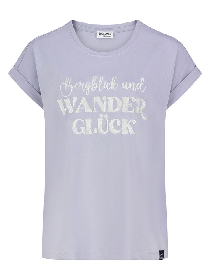 Sublevel Koszulka w kolorze fioletowym rozmiar: L