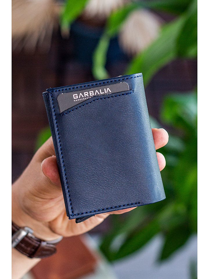 Lucky Bees Skórzany portfel w kolorze czarnym - 7 x 9 x 2 cm rozmiar: onesize