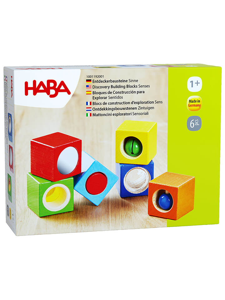 Haba Klocki odkrywcze "Zmysły" ze wzorem - 12 m+ rozmiar: onesize