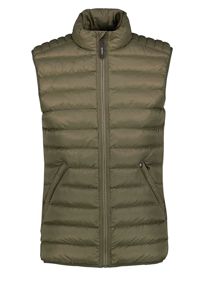 Garcia Kamizelka pikowana w kolorze khaki rozmiar: L