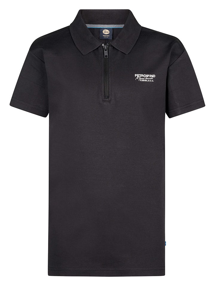 Petrol Industries Koszulka polo w kolorze czarnym rozmiar: 176