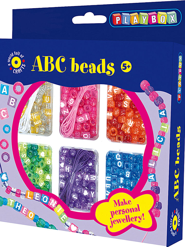 Playbox Zestaw koralików "ABC" - 5+ rozmiar: onesize