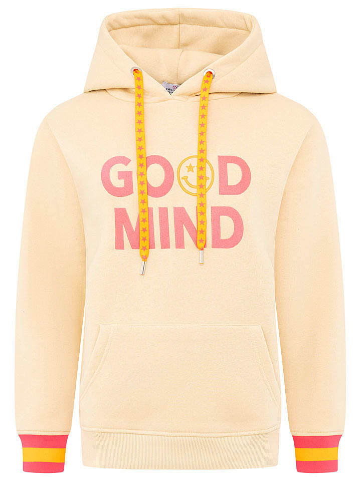 Zwillingsherz Bluza "Good Mind" w kolorze brzoskwiniowym rozmiar: S