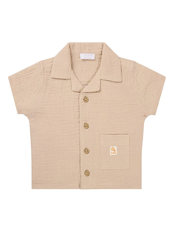 Noppies Koszula "Obonas" w kolorze beżowym rozmiar: 80