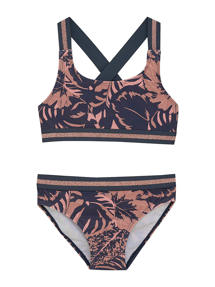 Color Kids Bikini w kolorze granatowo-jasnoróżowym rozmiar: 98