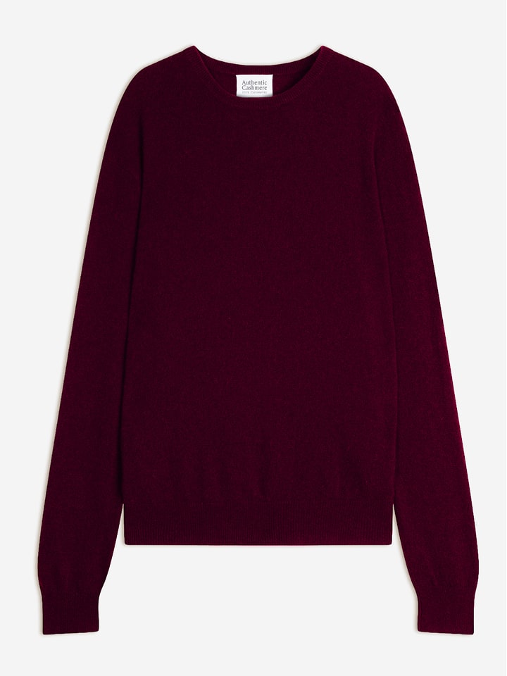 AUTHENTIC CASHMERE Kaszmirowy sweter "Aigliére" w kolorze bordowym rozmiar: XXL