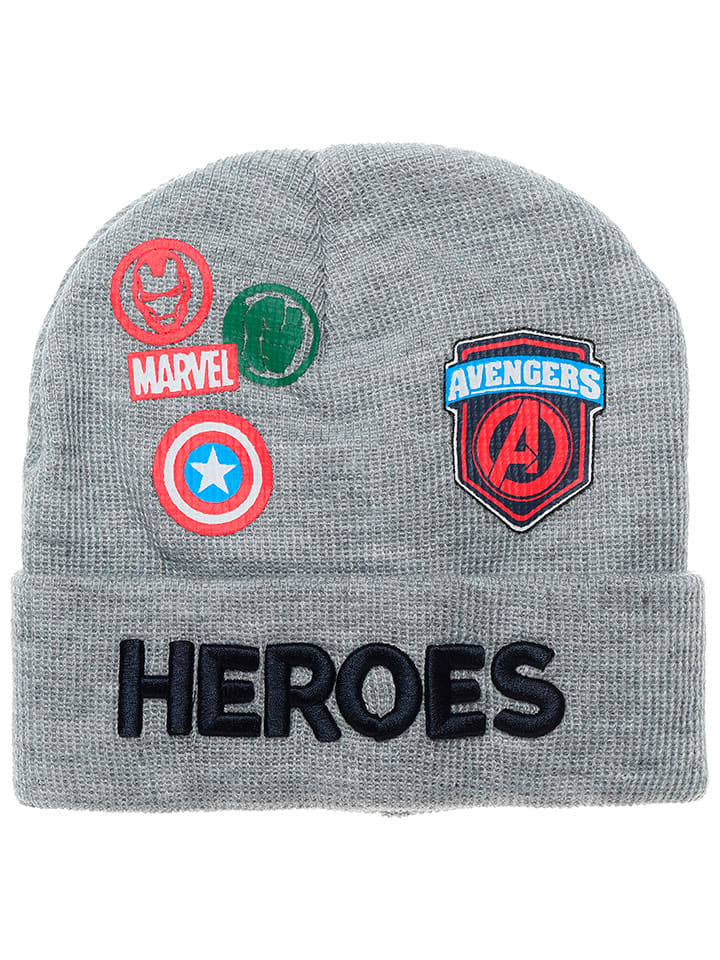 Avengers Czapka beanie "Avengers Classic" w kolorze szarym rozmiar: 52 cm