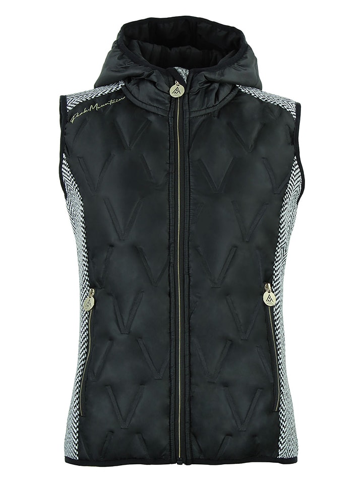 Peak Mountain Kamizelka polarowa "Antilope" w kolorze czarnym rozmiar: L