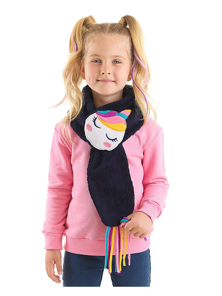 Denokids Szal "Unicorn" w kolorze granatowym rozmiar: onesize