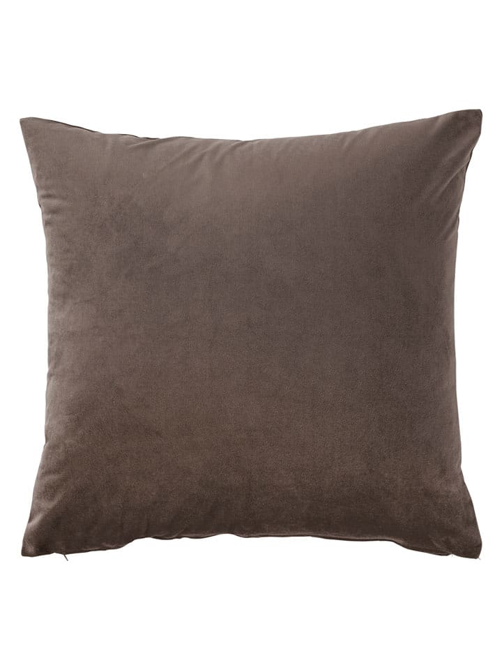 Ellos Home Poszewka "Nora" w kolorze brązowym na poduszkę rozmiar: 50x50 cm