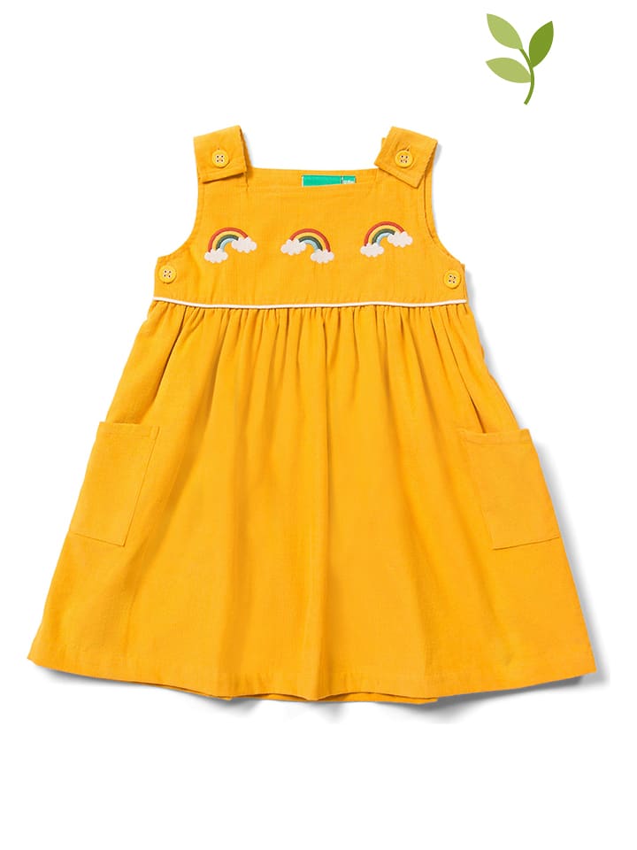 Little Green Radicals Sukienka w kolorze pomarańczowym rozmiar: 80